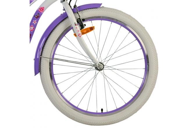 Volare Lovely Kinderfiets - Meisjes - 24 inch - Paars - Twee handremmen