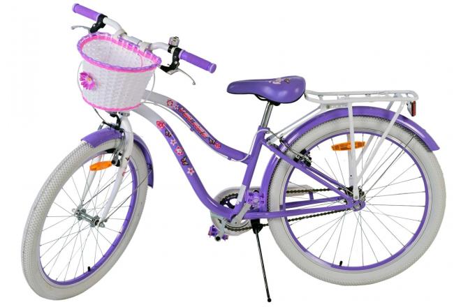 Volare Lovely Kinderfiets - Meisjes - 24 inch - Paars - Twee handremmen