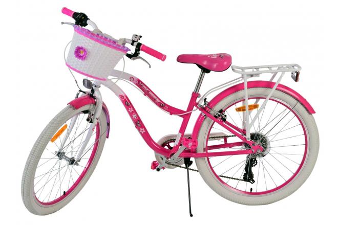 Volare Lovely Kinderfiets - Meisjes - 24 inch - Roze - 7 Versnellingen