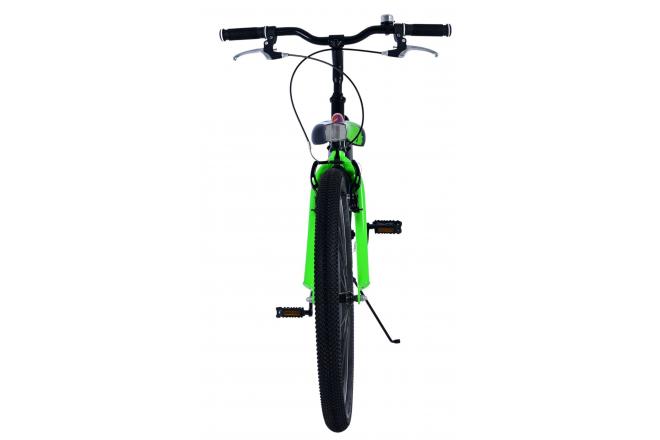 Volare Sportivo Kinderfiets - Jongens - 24 inch - Zwart Groen - Twee Handremmen