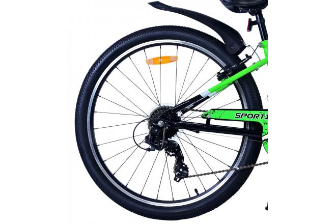 Volare Sportivo Kinderfiets – Jongens – 26 inch – Groen – 7 versnellingen