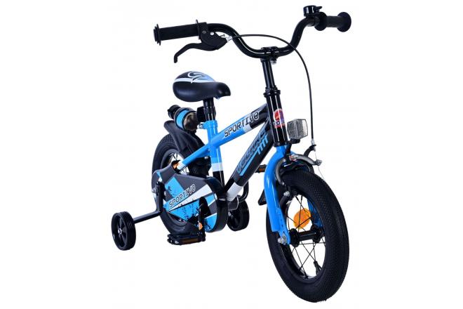 Volare Sportivo Kinderfiets - Jongens - 12 inch - Blauw Zwart
