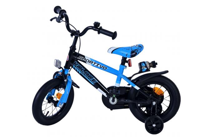Volare Sportivo Kinderfiets - Jongens - 12 inch - Blauw Zwart