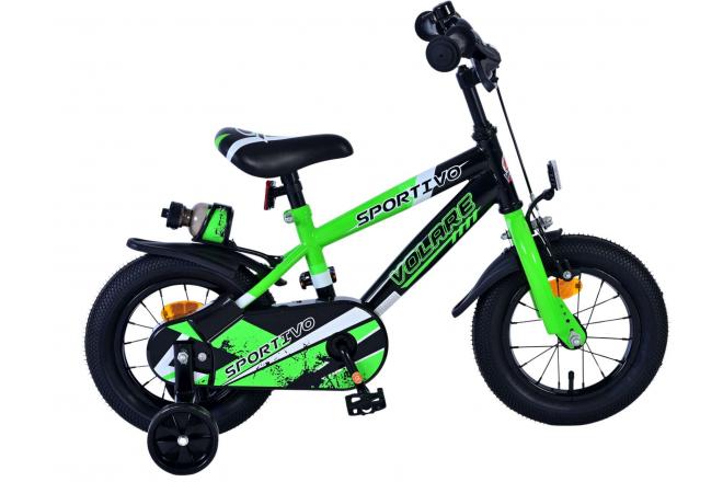 Volare Sportivo Kinderfiets – Jongens – 12 inch – Groen Zwart