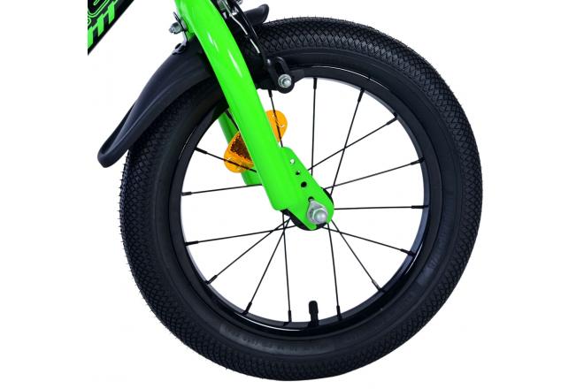 Volare Sportivo Kinderfiets - Jongens - 14 inch - Groen Zwart