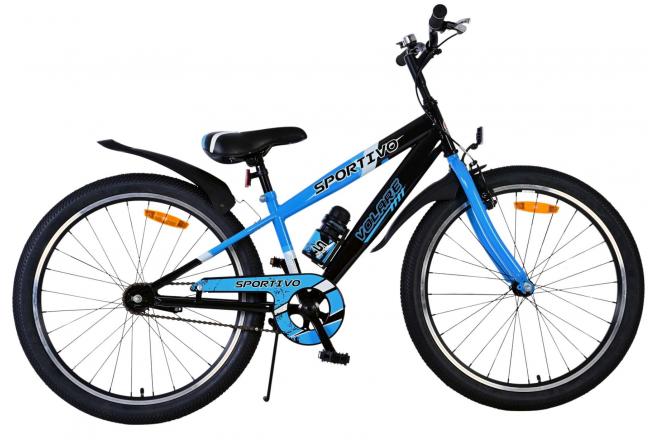 Volare Sportivo Kinderfiets – Jongens – 24 inch – Zwart Blauw