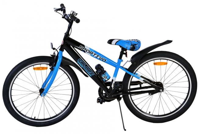 Volare Sportivo Kinderfiets - Jongens - 24 inch - Zwart Blauw