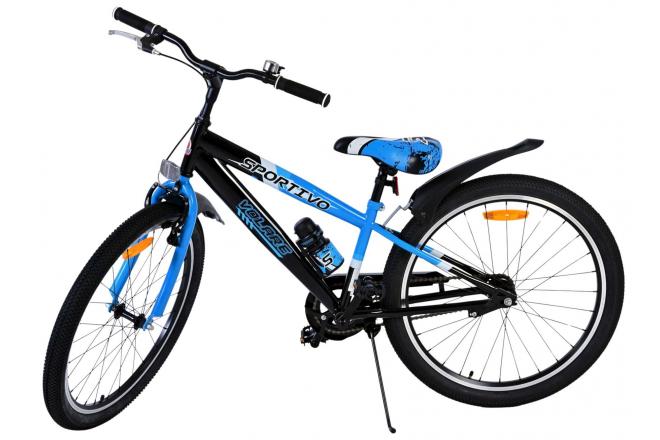 Volare Sportivo Kinderfiets - Jongens - 24 inch - Zwart Blauw