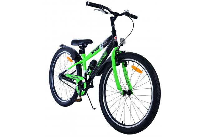 Volare Sportivo Kinderfiets - Jongens - 24 inch - Zwart Groen