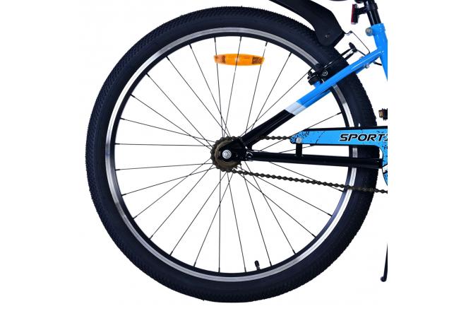 Volare Sportivo Kinderfiets - Jongens - 26 inch - Blauw - Twee Handremmen