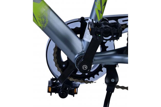 Volare Rocky Kinderfiets - 20 inch - 7 speed - Groen/Grijs