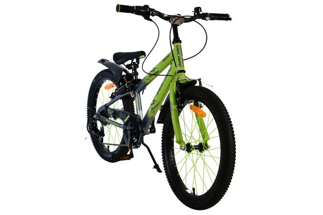 Volare Rocky Kinderfiets - 20 inch - 7 speed - Groen/Grijs