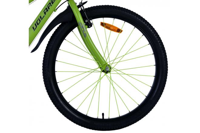Volare Rocky Kinderfiets - 24 inch - Grijs - Shimano Nexus 3 versnellingen - 95% afgemonteerd