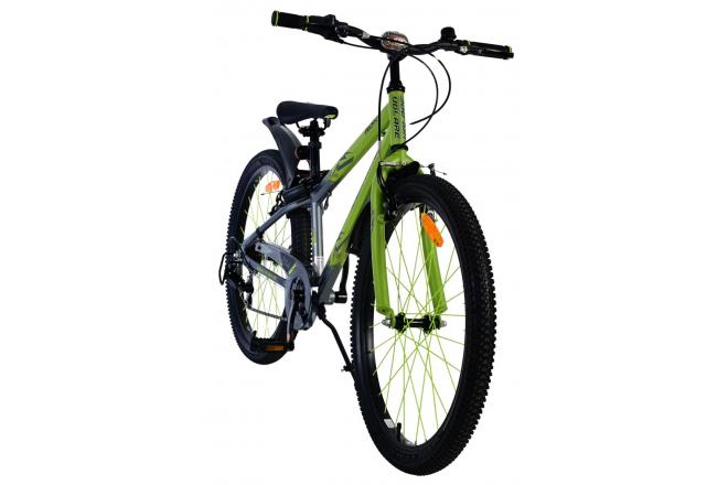 Volare Rocky Kinderfiets - 24 inch - Grijs - Shimano Nexus 3 versnellingen - 95% afgemonteerd
