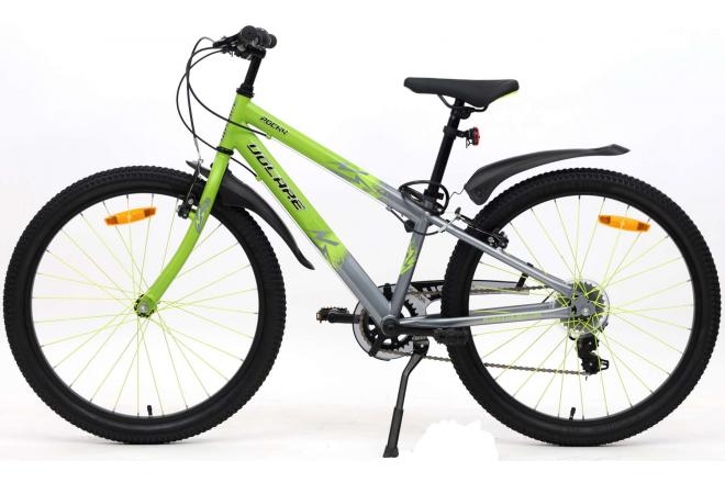 Volare Rocky Kinderfiets - 24 inch - Grijs - Shimano Nexus 3 versnellingen - 95% afgemonteerd