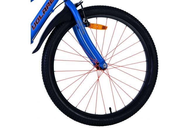 Volare Rocky Kinderfiets - 24 inch - Blauw - Shimano Nexus 3 versnellingen