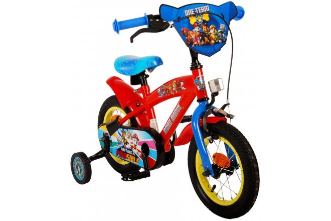 Paw Patrol Kinderfiets - Jongens - 12 inch - Rood/Blauw