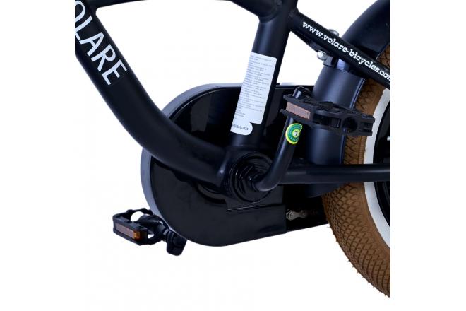 Volare Black Cruiser Kinderfiets - Jongens - 12 inch - Zwart