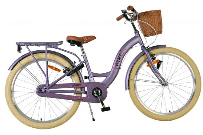 Volare blossom kinderfiets - meisjes - 24 inch - paars - twee handremmen afbeelding