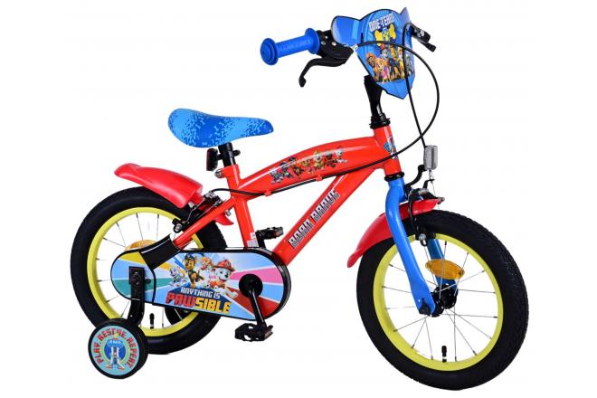 Paw Patrol Kinderfiets - Jongens - 14 inch - Twee handremmen