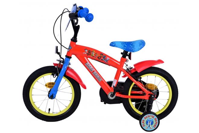 Paw Patrol Kinderfiets - Jongens - 14 inch - Twee handremmen