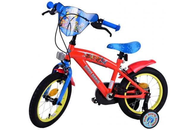 Paw Patrol Kinderfiets - Jongens - 14 inch - Twee handremmen