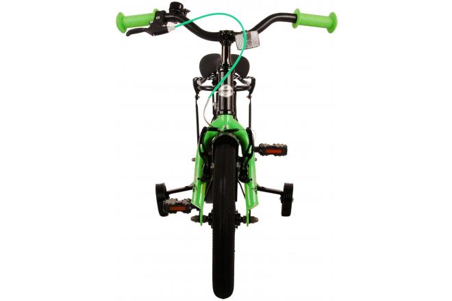 Volare Thombike Kinderfiets - Jongens - 14 inch - Zwart Groen