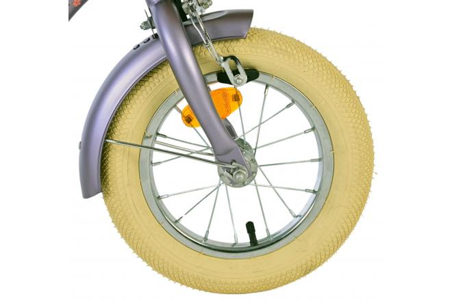 Volare Blossom Kinderfiets - Meisjes - 12 inch - Paars - Twee handremmen