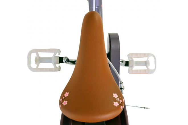Volare Blossom Kinderfiets - Meisjes - 12 inch - Paars - Twee handremmen