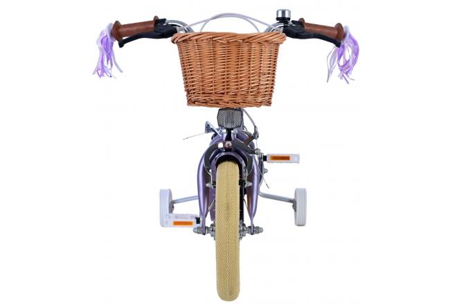 Volare Blossom Kinderfiets - Meisjes - 12 inch - Paars - Twee handremmen