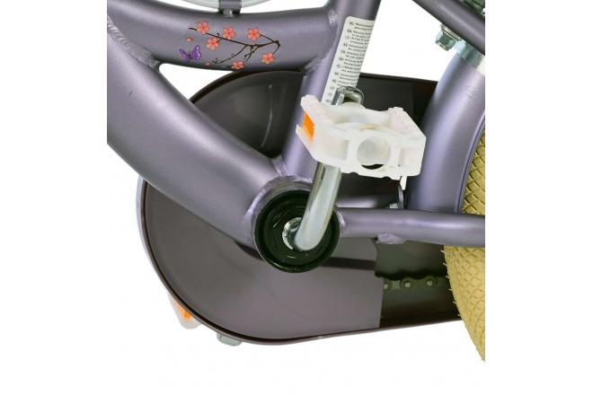Volare Blossom Kinderfiets - Meisjes - 12 inch - Paars - Twee handremmen
