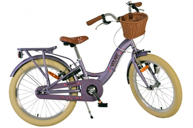 Volare Blossom Kinderfiets - Meisjes - 20 inch - Paars - Twee handremmen