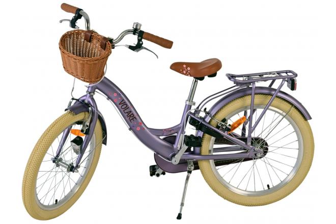 Volare Blossom Kinderfiets - Meisjes - 20 inch - Paars - Twee handremmen