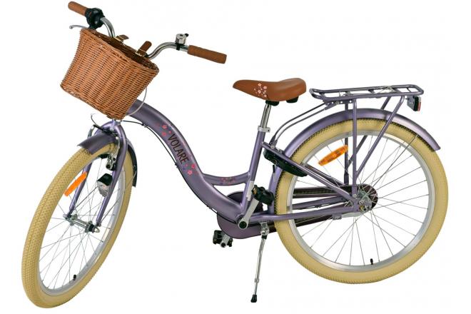 Volare Blossom Kinderfiets - Meisjes - 24 inch - Paars - 3 Versnellingen