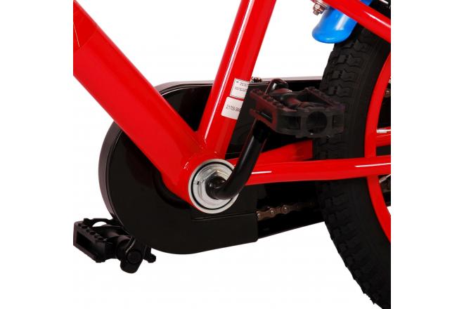 Ultimate Spider-Man Kinderfiets - Jongens - 16 inch - Blauw/Rood - Twee handremmen