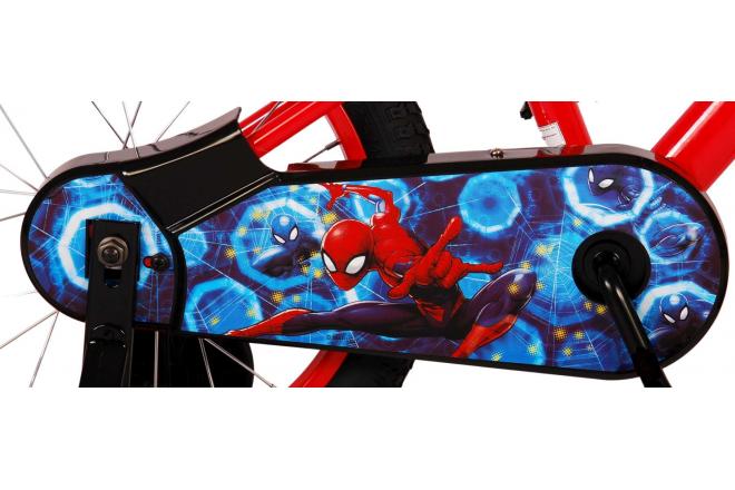 Ultimate Spider-Man Kinderfiets - Jongens - 16 inch - Blauw/Rood - Twee handremmen