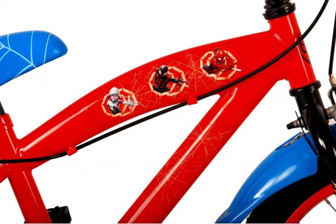 Ultimate Spider-Man Kinderfiets - Jongens - 16 inch - Blauw/Rood - Twee handremmen