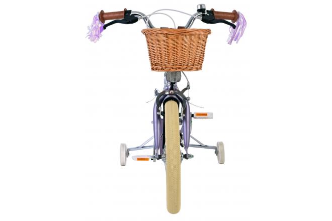 Volare Blossom Kinderfiets - Meisjes - 16 inch - Paars - Twee Handremmen