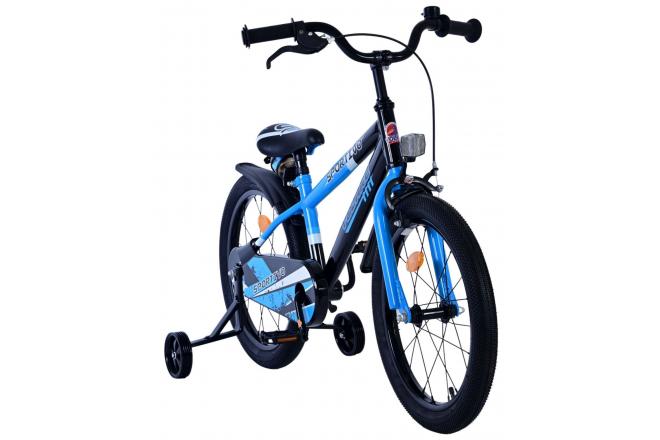 Volare Sportivo Kinderfiets - Jongens - 18 inch - Blauw Zwart