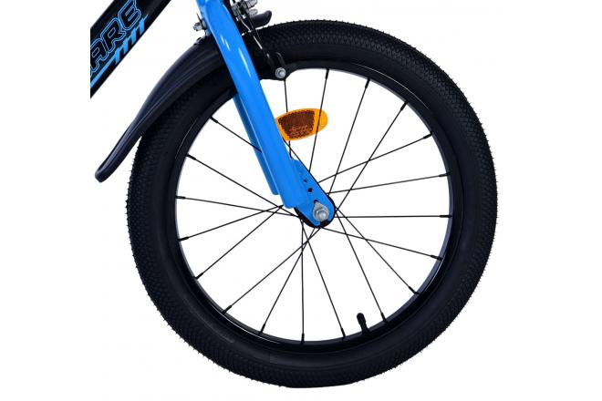 Volare Sportivo Kinderfiets - Jongens - 18 inch - Blauw Zwart - Twee Handremmen