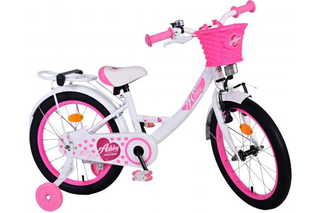Volare Ashley Kinderfiets - Meisjes - 18 inch - Wit