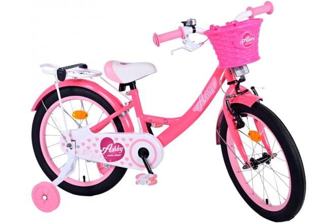 Volare Ashley Kinderfiets - Meisjes - 18 inch - Roze/Rood