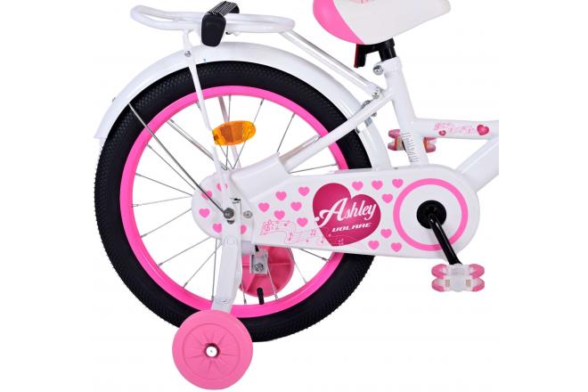 Volare Ashley Kinderfiets - Meisjes - 18 inch - Wit
