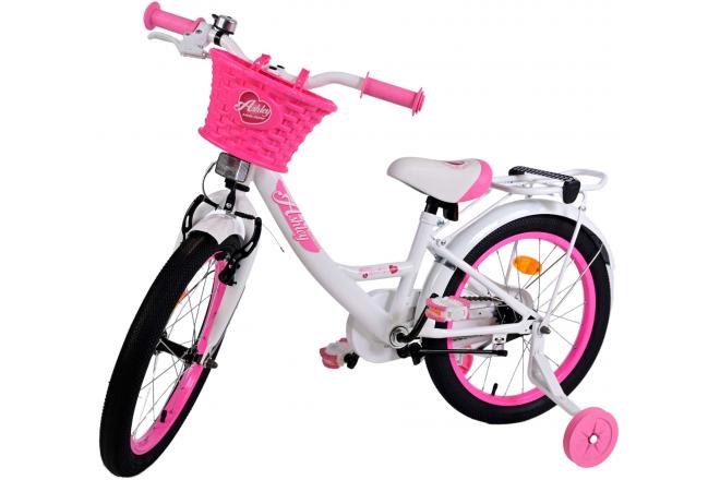 Volare Ashley Kinderfiets - Meisjes - 18 inch - Wit