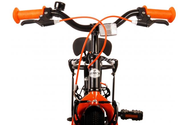 Volare Thombike Kinderfiets - Jongens - 12 inch - Zwart Oranje - Twee Handremmen