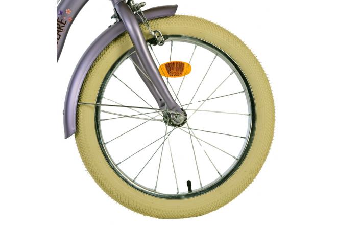 Volare Blossom Kinderfiets - Meisjes - 18 inch - Paars - Twee Handremmen