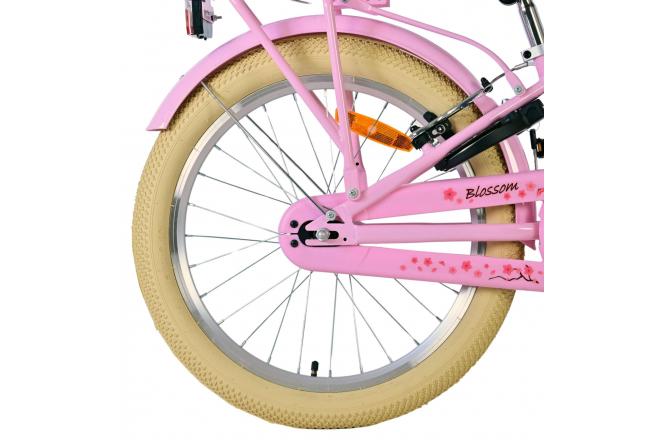 Volare Blossom Kinderfiets - Meisjes - 20 inch - Roze - Twee handremmen