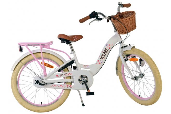 Volare Blossom Kinderfiets - Meisjes - 20 inch - Wit - Nexus 3 versnellingen