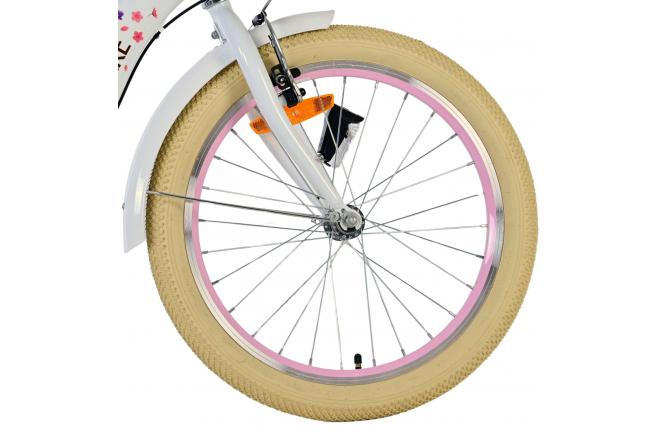 Volare Blossom Kinderfiets - Meisjes - 20 inch - Wit - Nexus 3 versnellingen