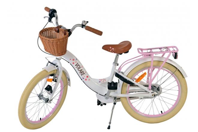 Volare Blossom Kinderfiets - Meisjes - 20 inch - Wit - Nexus 3 versnellingen